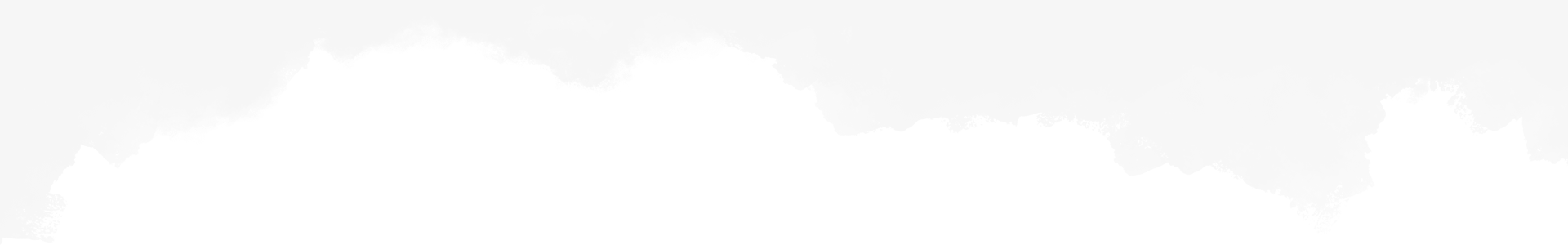 A green silhouette of the mountains on a white background